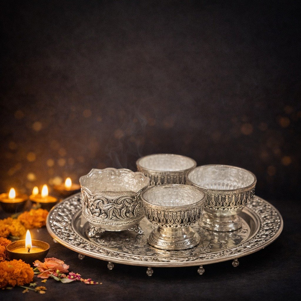 Brass Ganesh Idol - 3 inch